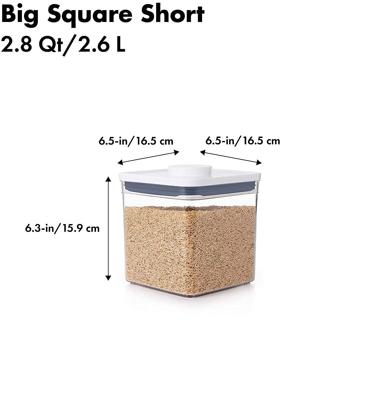 Foto 3 pulgar | Recipiente De Almacenamiento De Alimentos Oxo Good Grips Pop 2.8l (juego De 4) - Venta Internacional.