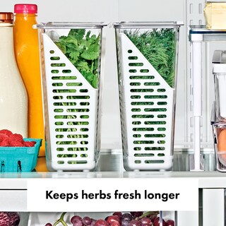Foto 2 | Herb Keeper Oxo Good Grips Produce Saver, Color Blanco - Venta Internacional.
