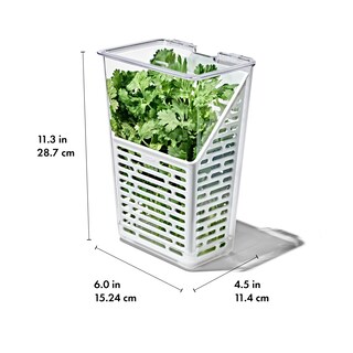Foto 7 | Herb Keeper Oxo Good Grips Produce Saver, Color Blanco - Venta Internacional.