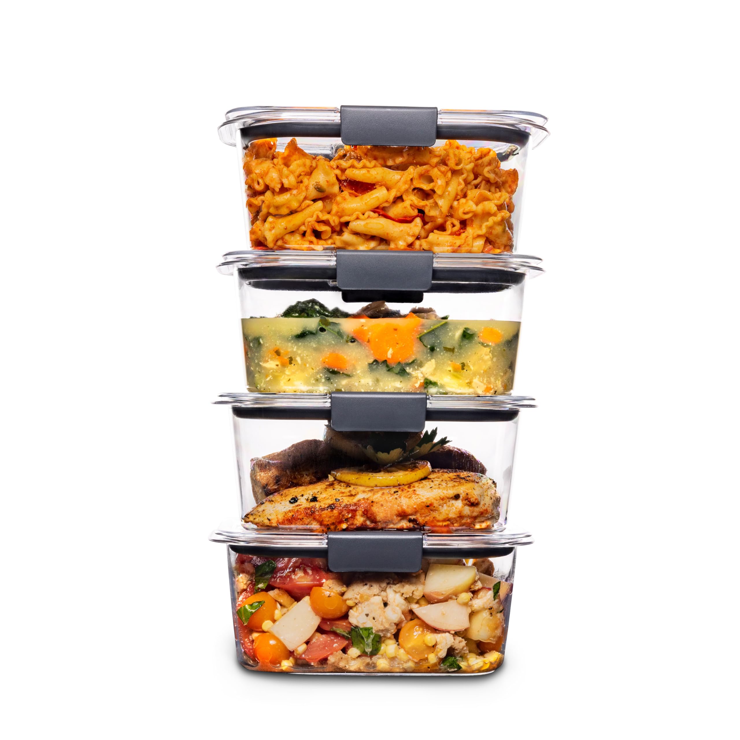 Foto 2 pulgar | Contenedores De Almacenamiento De Alimentos Rubbermaid Brilliance 4 X 1.1 L - Venta Internacional.