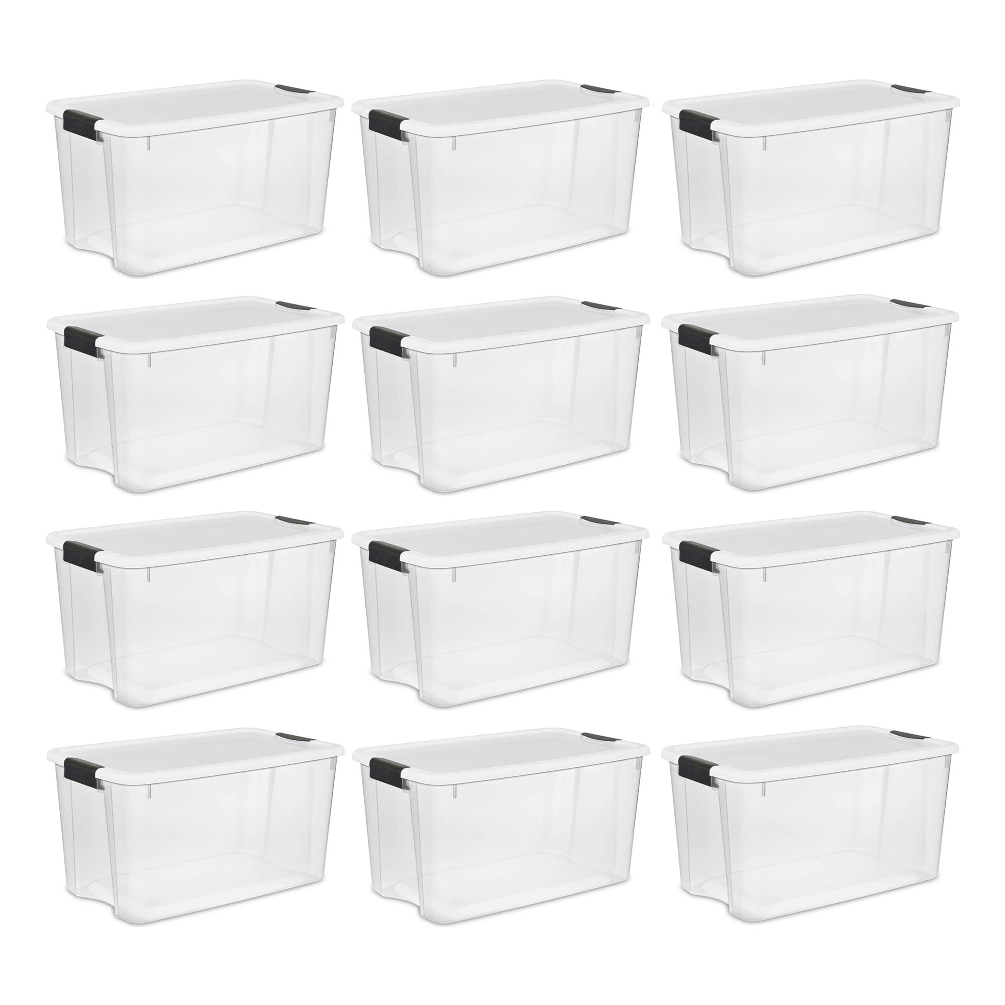 Foto 2 pulgar | Caja De Almacenamiento Sterilite Ultra Latch De 70 Litros, Apilable, 24 Unidades, Transparente - Venta Internacional.