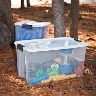 Foto 4 | Caja De Almacenamiento Sterilite Ultra Latch De 70 Litros, Apilable, 24 Unidades, Transparente - Venta Internacional.