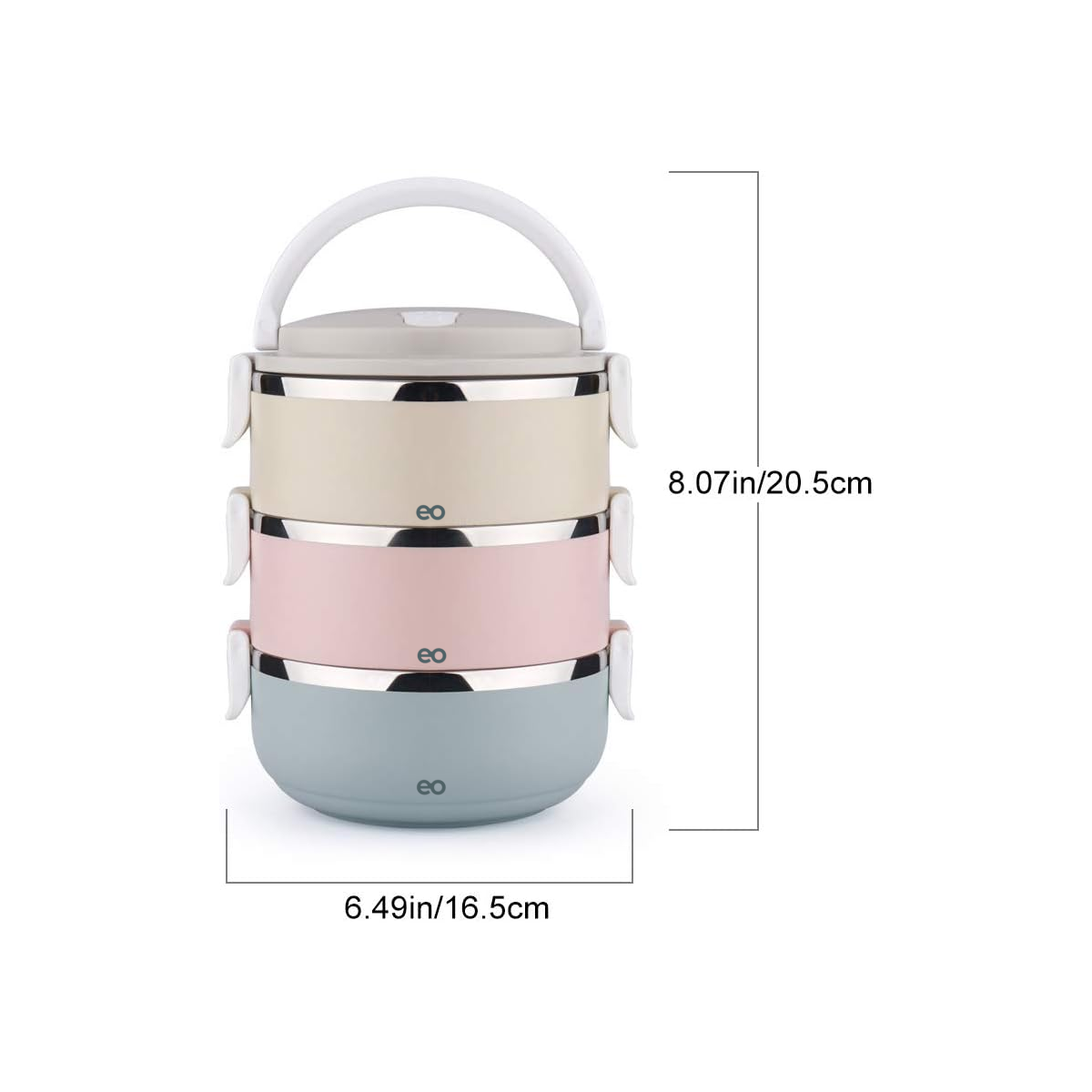 Foto 2 | Toper Termico De 3 Pisos Eo Safe Imports Esi-19519 Multicolor