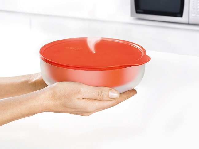 Foto 4 pulgar | Recipiente de Plástico para Microondas Naranja