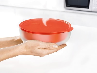 Foto 3 | Recipiente de Plástico para Microondas Naranja