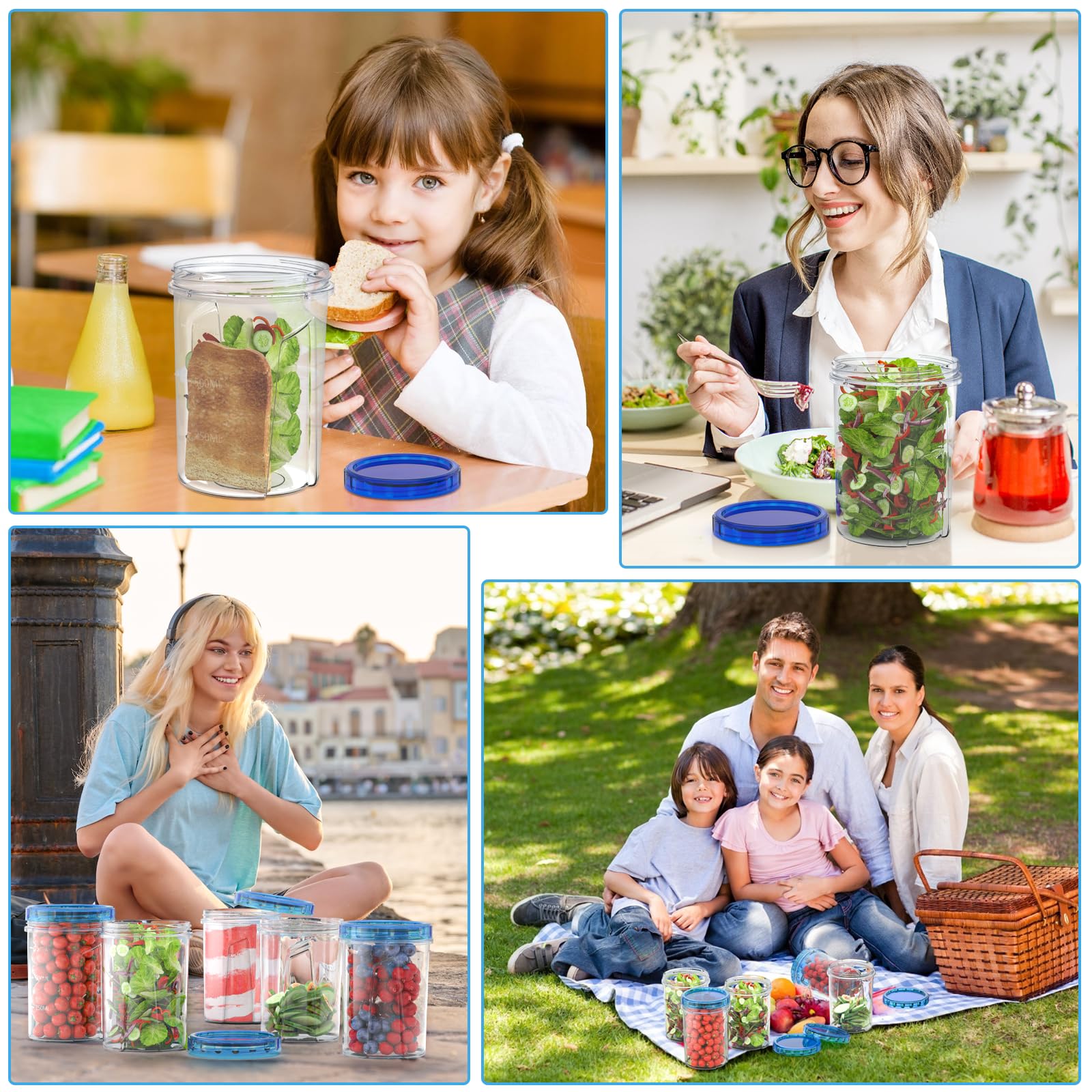 Foto 7 | [recipiente De Almacenamiento De Alimentos] Hometall, Paquete De 10, 950 Ml, Sin Bpa - Venta Internacional.