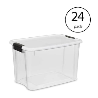Foto 2 | Contenedor De Almacenamiento Sterilite Ultra Latch Box De 30 Cuartos De Galón Con Tapa, Paquete De 24 - Venta Inter
