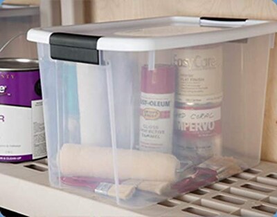 Foto 3 | Contenedor De Almacenamiento Sterilite Ultra Latch Box De 30 Cuartos De Galón Con Tapa, Paquete De 24 - Venta Inter