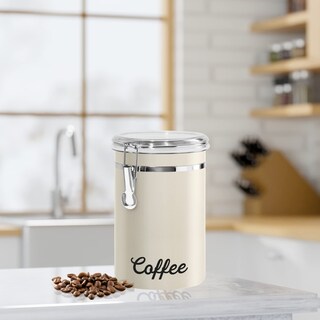 Foto 2 | Bote De Café Oggi De Acero Inoxidable, 1,8 L, Hermético, Gris Cálido - Venta Internacional.