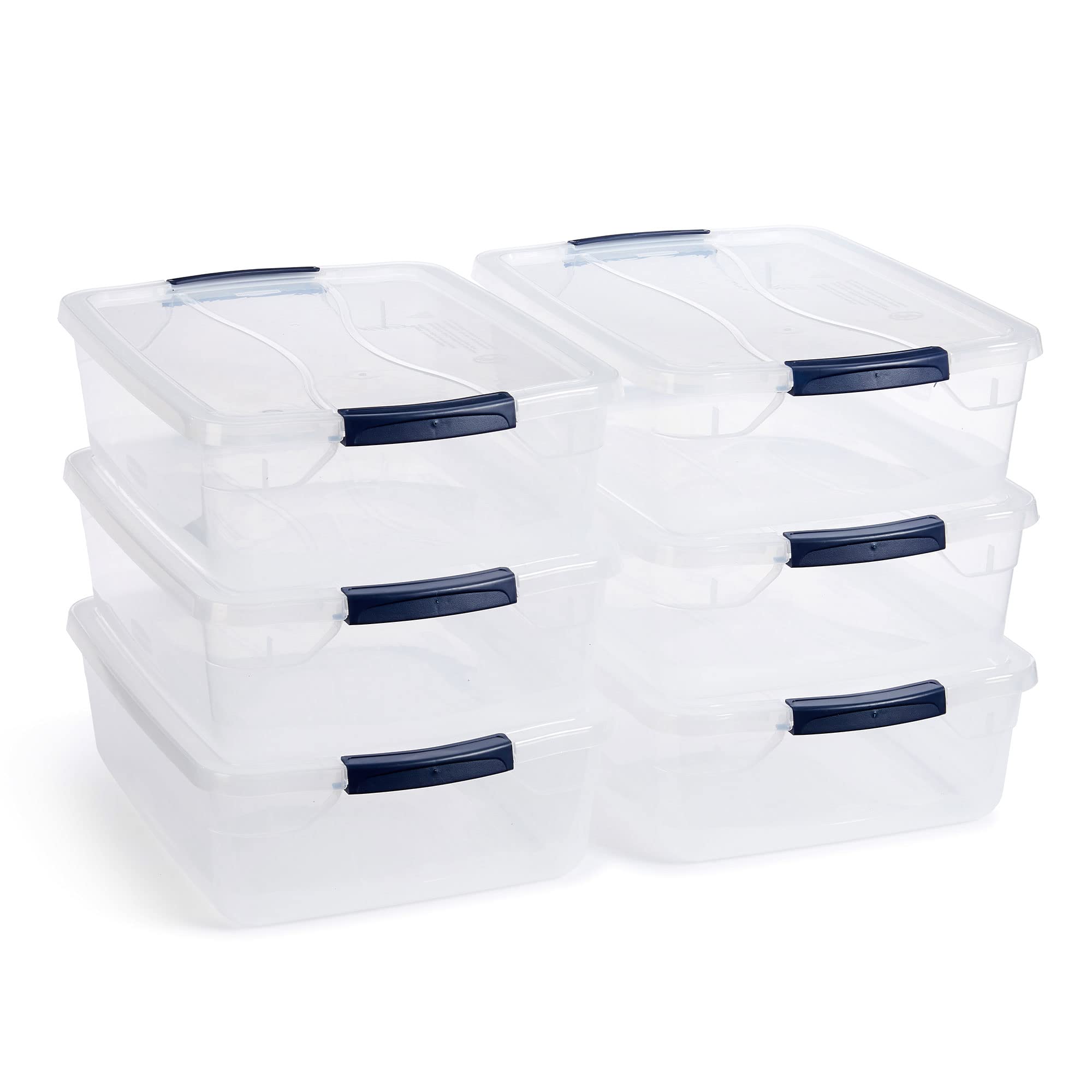 Contenedores De Almacenamiento Rubbermaid Cleverstore 17 L (paquete De 6) - Venta Internacional.