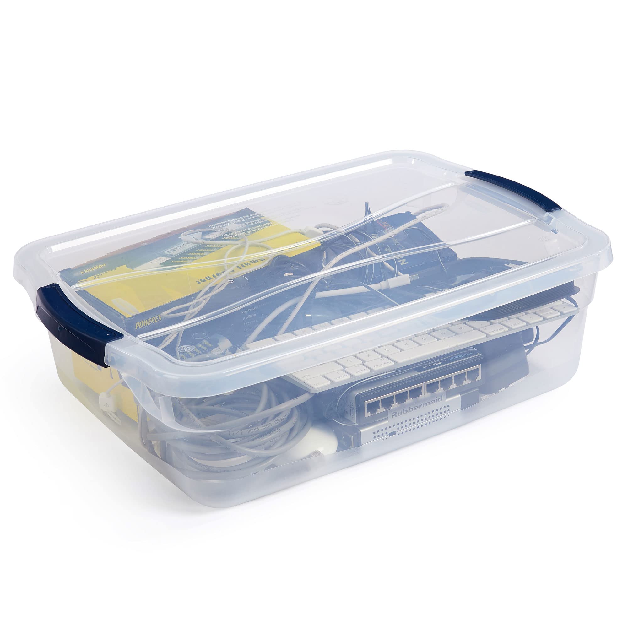 Foto 3 pulgar | Contenedores De Almacenamiento Rubbermaid Cleverstore 17 L (paquete De 6) - Venta Internacional.