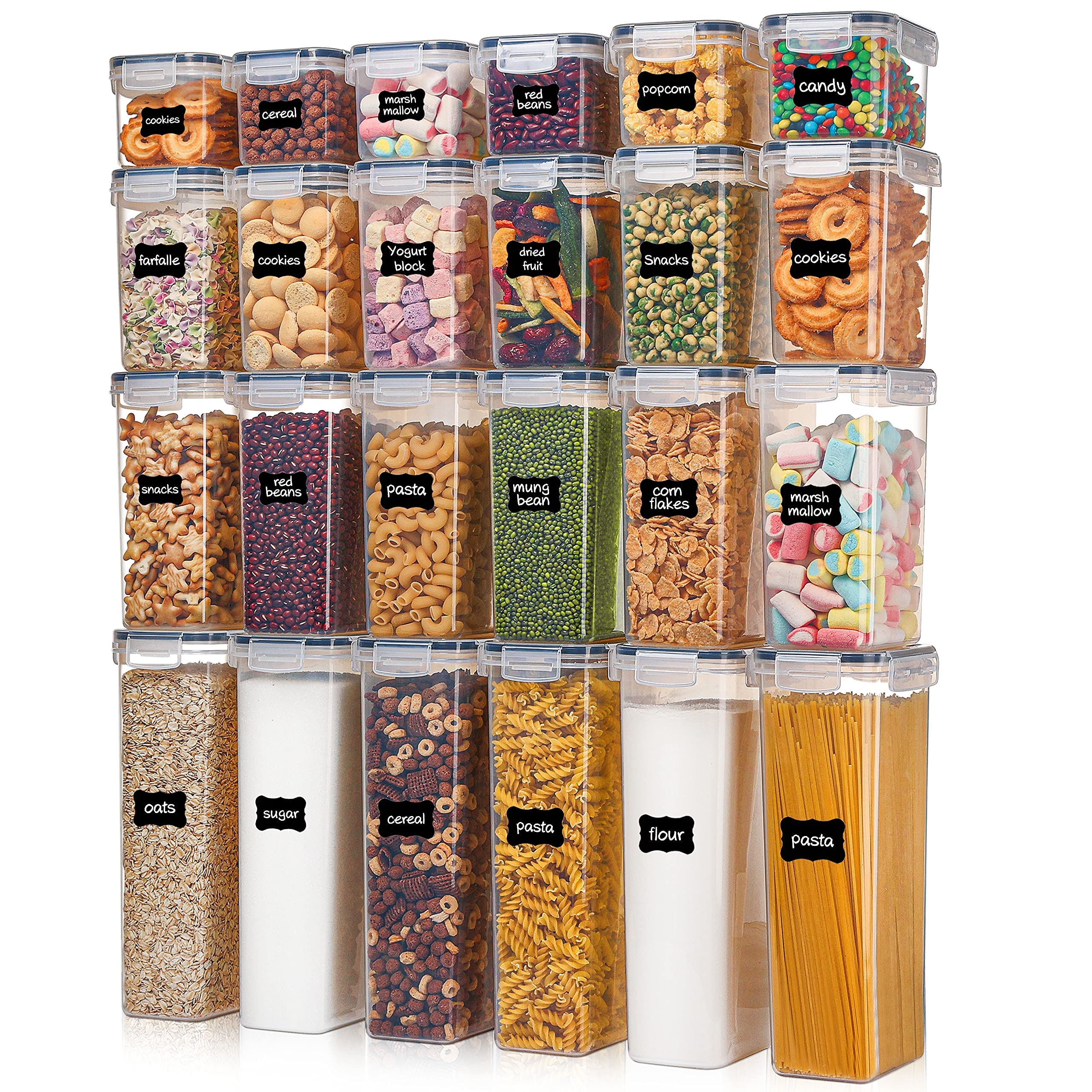 Foto 1 | Recipientes De Almacenamiento De Alimentos Vtopmart Herméticos, 24 Unidades Con Tapas, Sin Bpa - Venta Internacional.