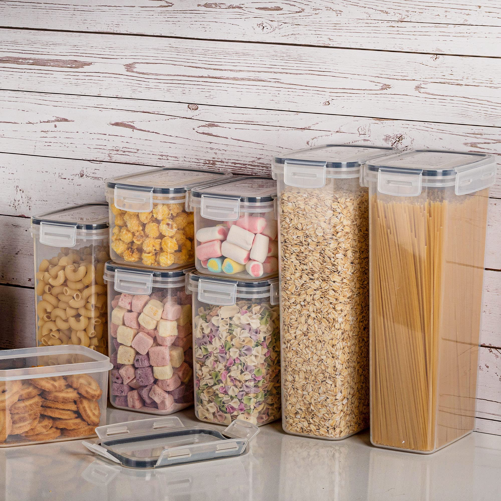 Foto 5 | Recipientes De Almacenamiento De Alimentos Vtopmart Herméticos, 24 Unidades Con Tapas, Sin Bpa - Venta Internacional.