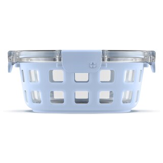 Foto 1 | Recipiente Para Preparación De Comidas Ello Duraglass De 1 Litro Con Funda De Silicona, Azul - Venta Internacional.