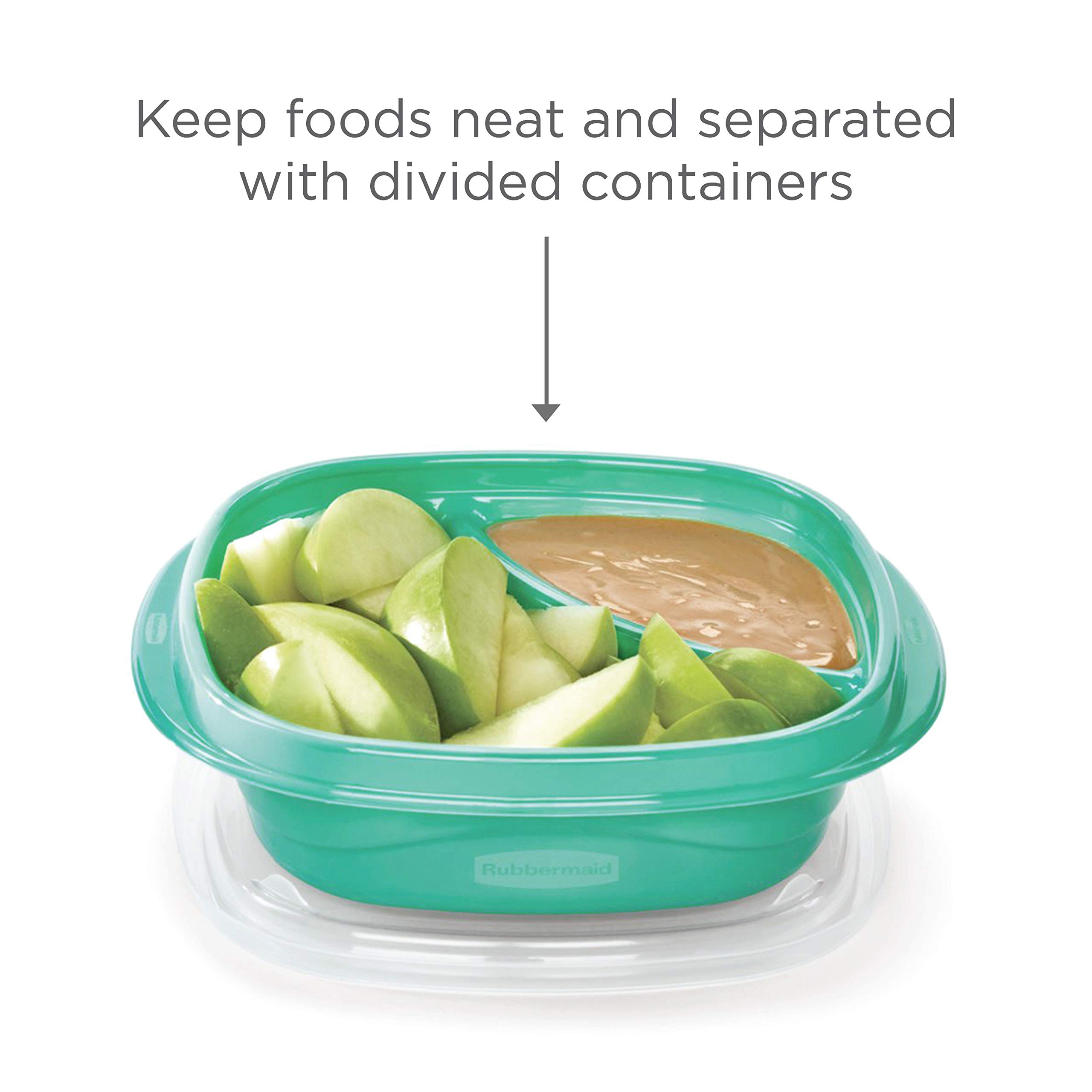Foto 5 | Juego De Recipientes Para Almacenar Alimentos Rubbermaid, 50 Piezas, Color Verde Azulado - Venta Internacional.