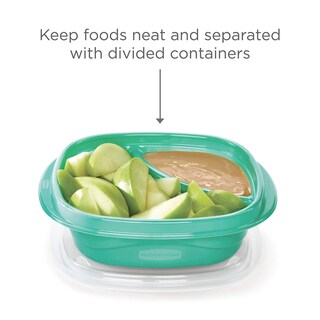 Foto 5 | Juego De Recipientes Para Almacenar Alimentos Rubbermaid, 50 Piezas, Color Verde Azulado - Venta Internacional.