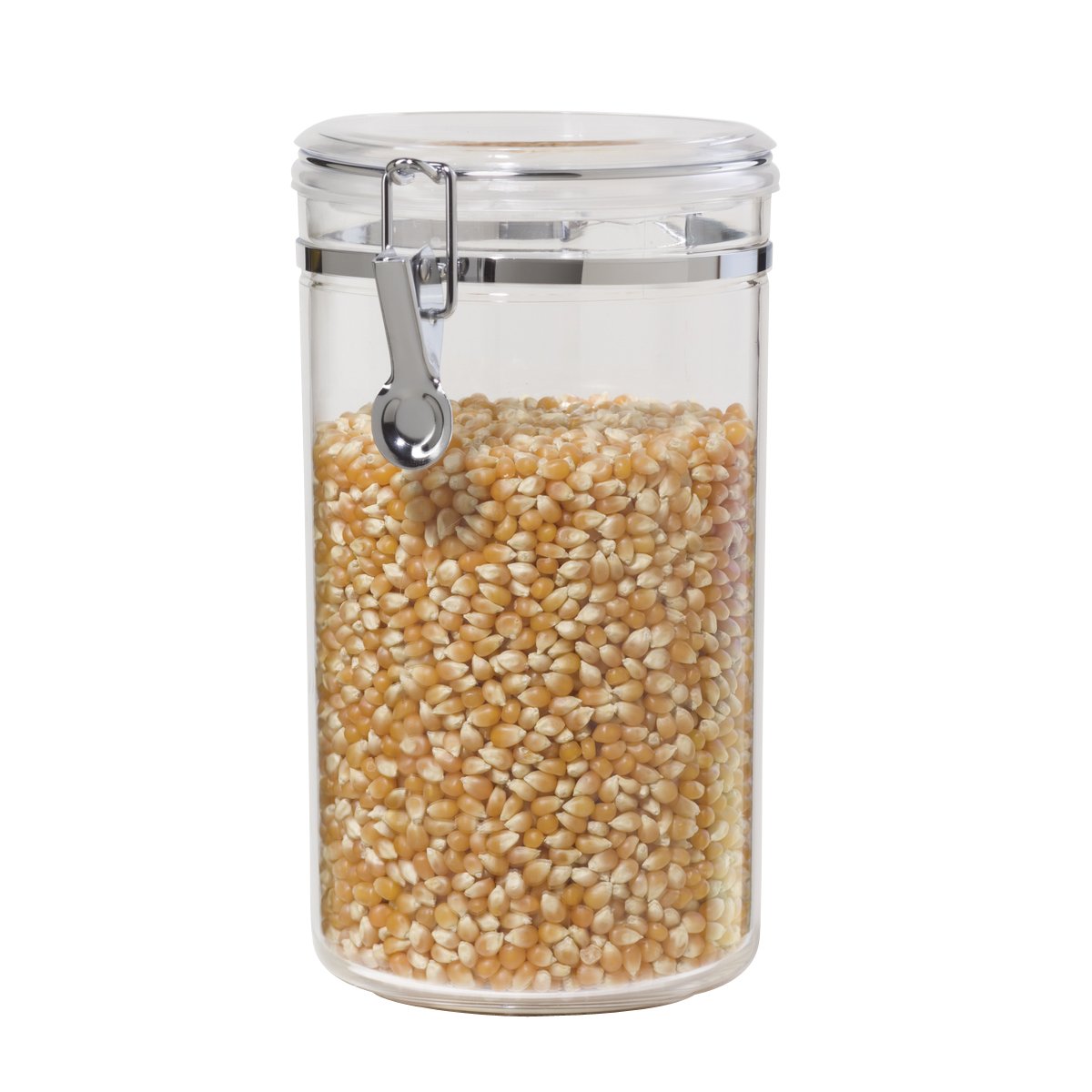 Foto 1 | Recipiente De Almacenamiento De Alimentos Oggi, Recipiente Transparente De 2,1 L Con Tapa Con Abrazadera - Venta