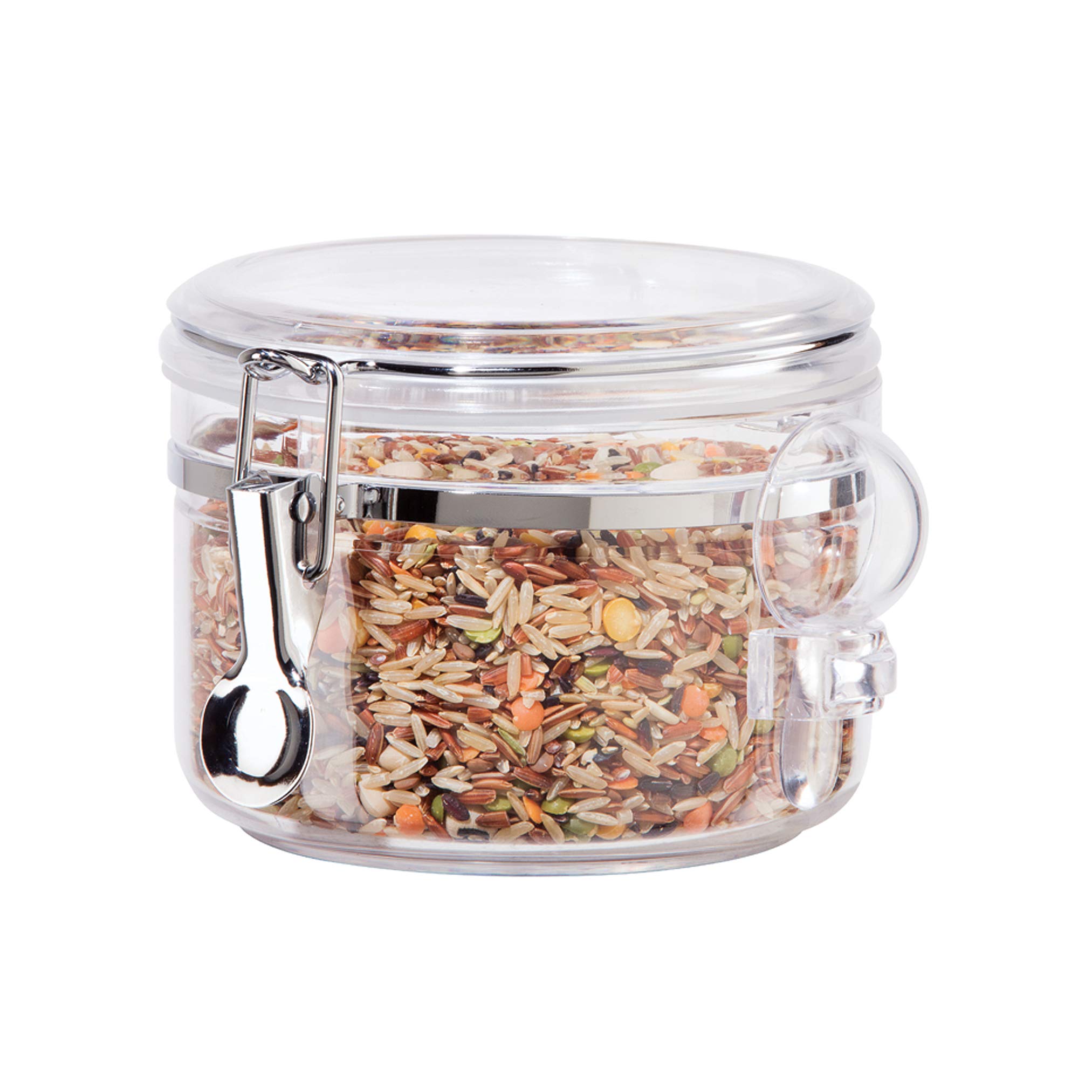Recipiente De Almacenamiento De Alimentos Oggi, Recipiente Transparente, 800 Ml, Hermético - Venta Internacional.