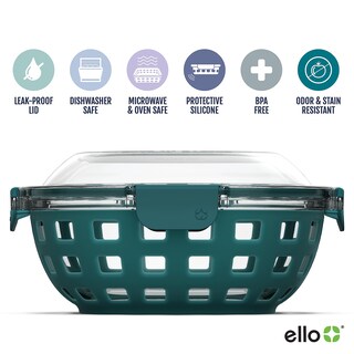 Foto 2 | Lonchera De Vidrio Para Almacenamiento De Alimentos Ello Duraglass 1.2 L - Venta Internacional.