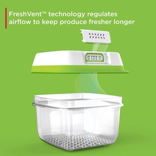Foto 2 | Contenedores De Almacenamiento Rubbermaid Freshworks, Juego De 4 Piezas - Venta Internacional.