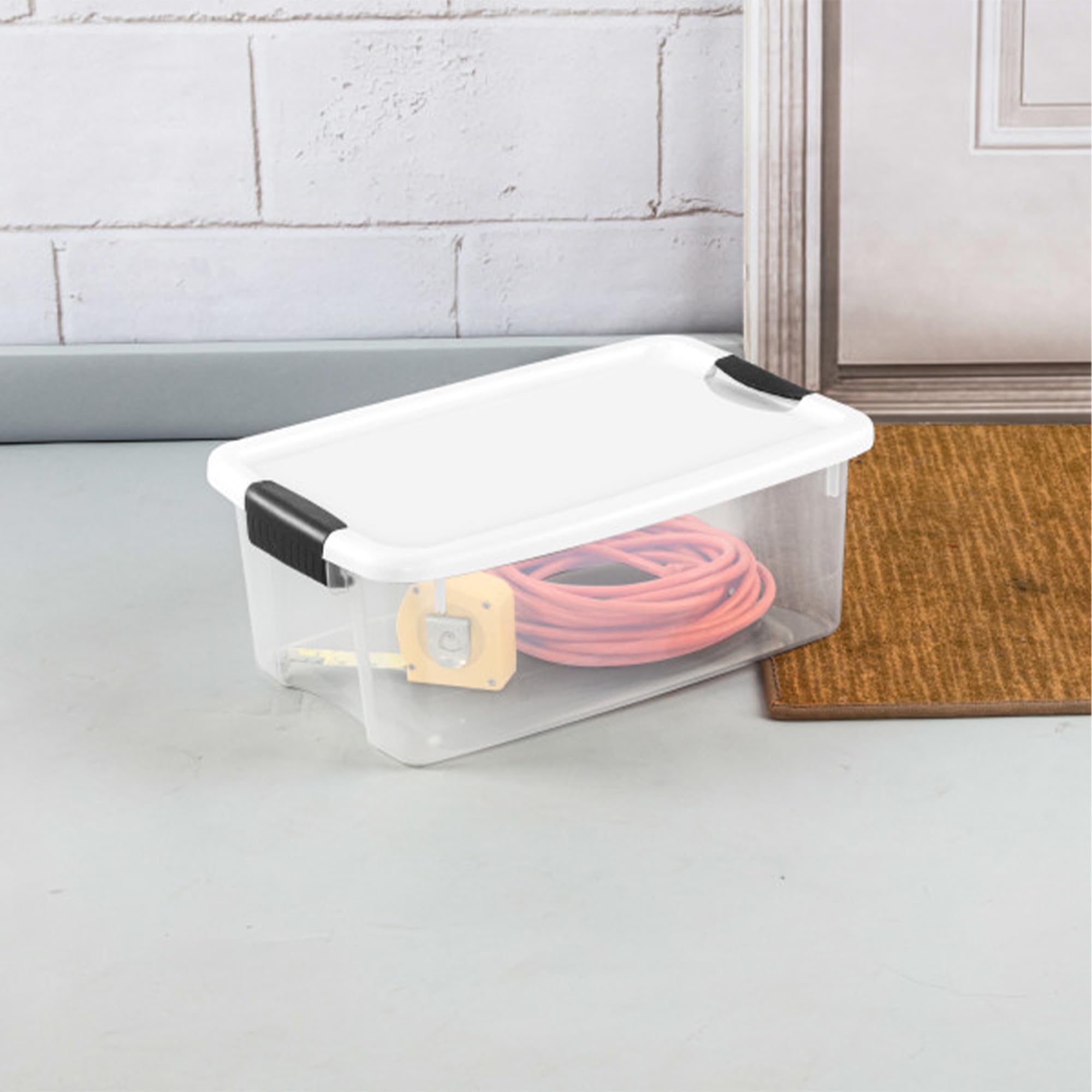 Foto 4 pulgar | Caja De Almacenamiento Sterilite Ultra Latch De 18 Litros, Apilable, Paquete De 12 Unidades, Transparente - Vent