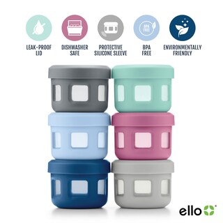Foto 3 | Recipientes Para Condimentos Ello, Plástico Reutilizables, 120 Ml, Paquete De 6 - Venta Internacional.