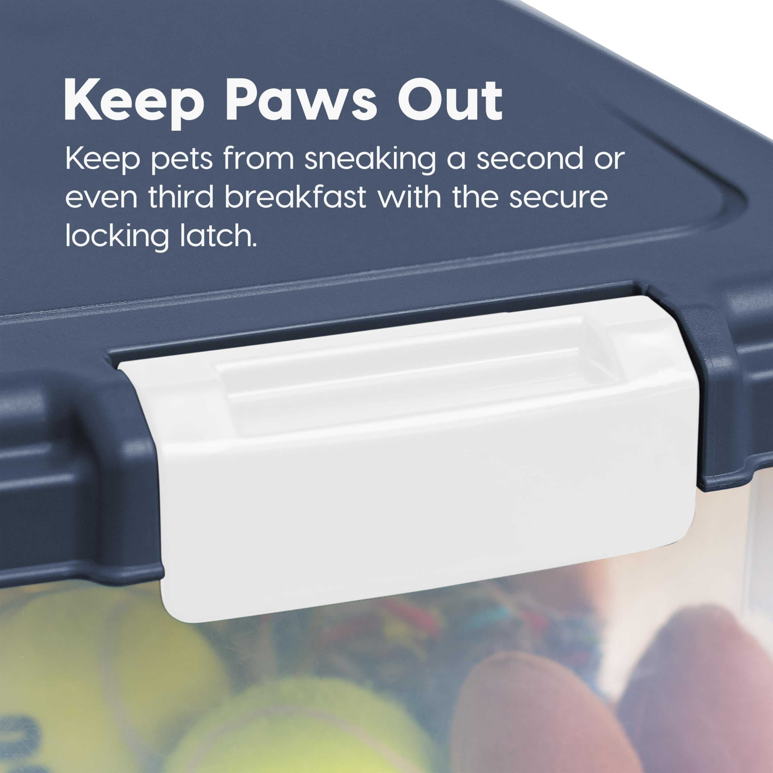 Foto 8 pulgar | Recipiente De Almacenamiento De Comida Iris Usa Hermético De 38 Kg Para Perros, Gatos Y Pájaros - Venta Internacional.