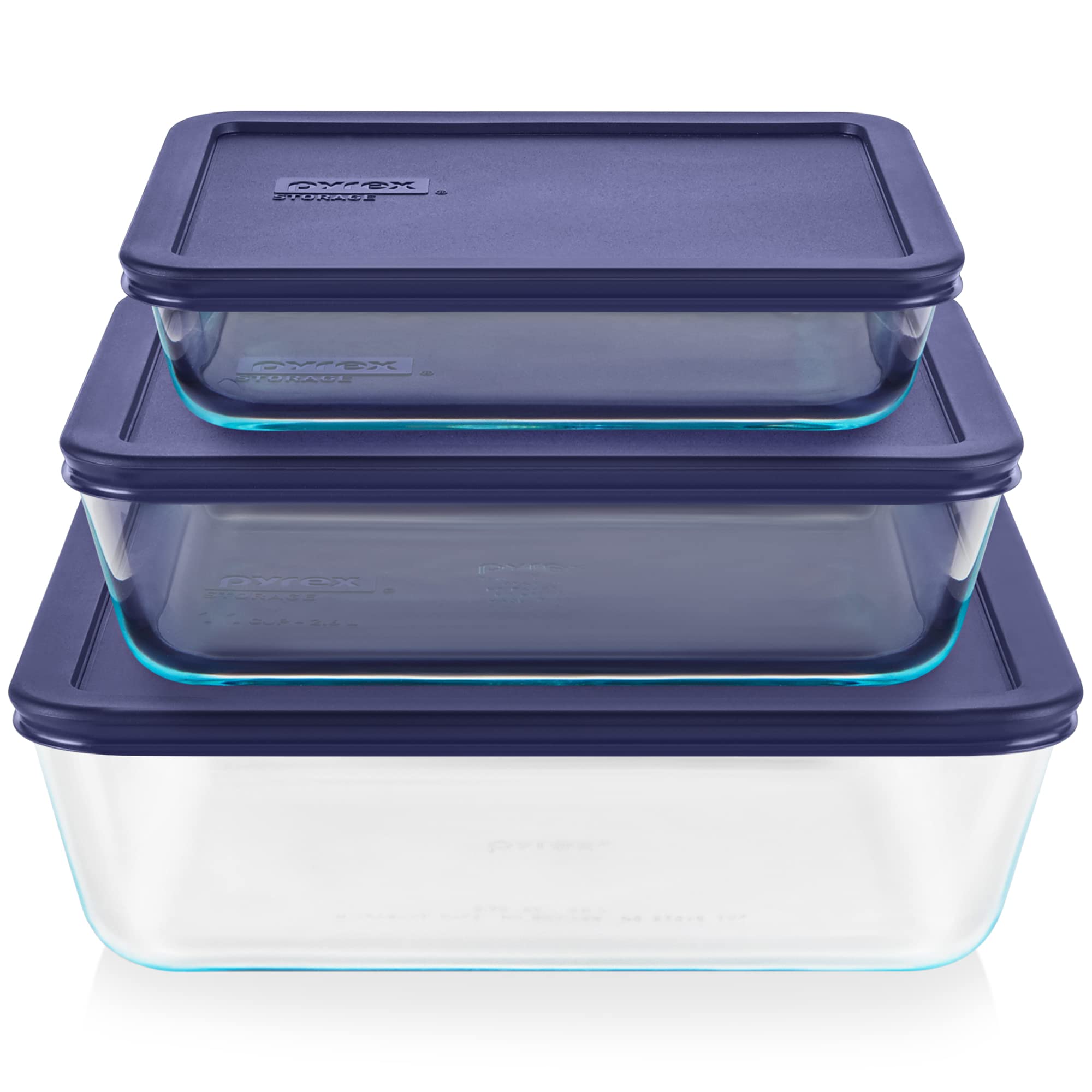 Foto 2 pulgar | Set De Recipientes Pyrex Simply Store Para Almacenar Alimentos, Paquete De 3 - Venta Internacional.