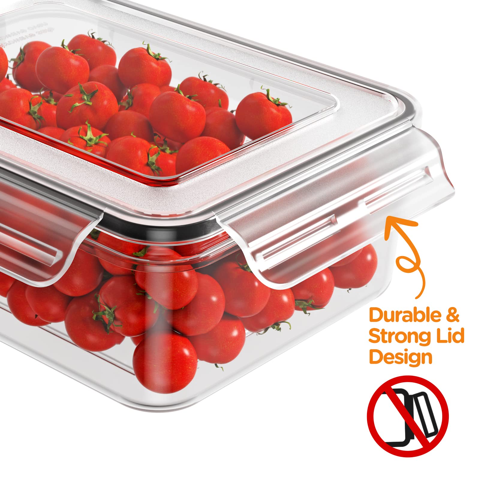 Foto 5 | Juego De Recipientes De Almacenamiento De Alimentos Hometall, 52 Piezas, Herméticos - Venta Internacional.