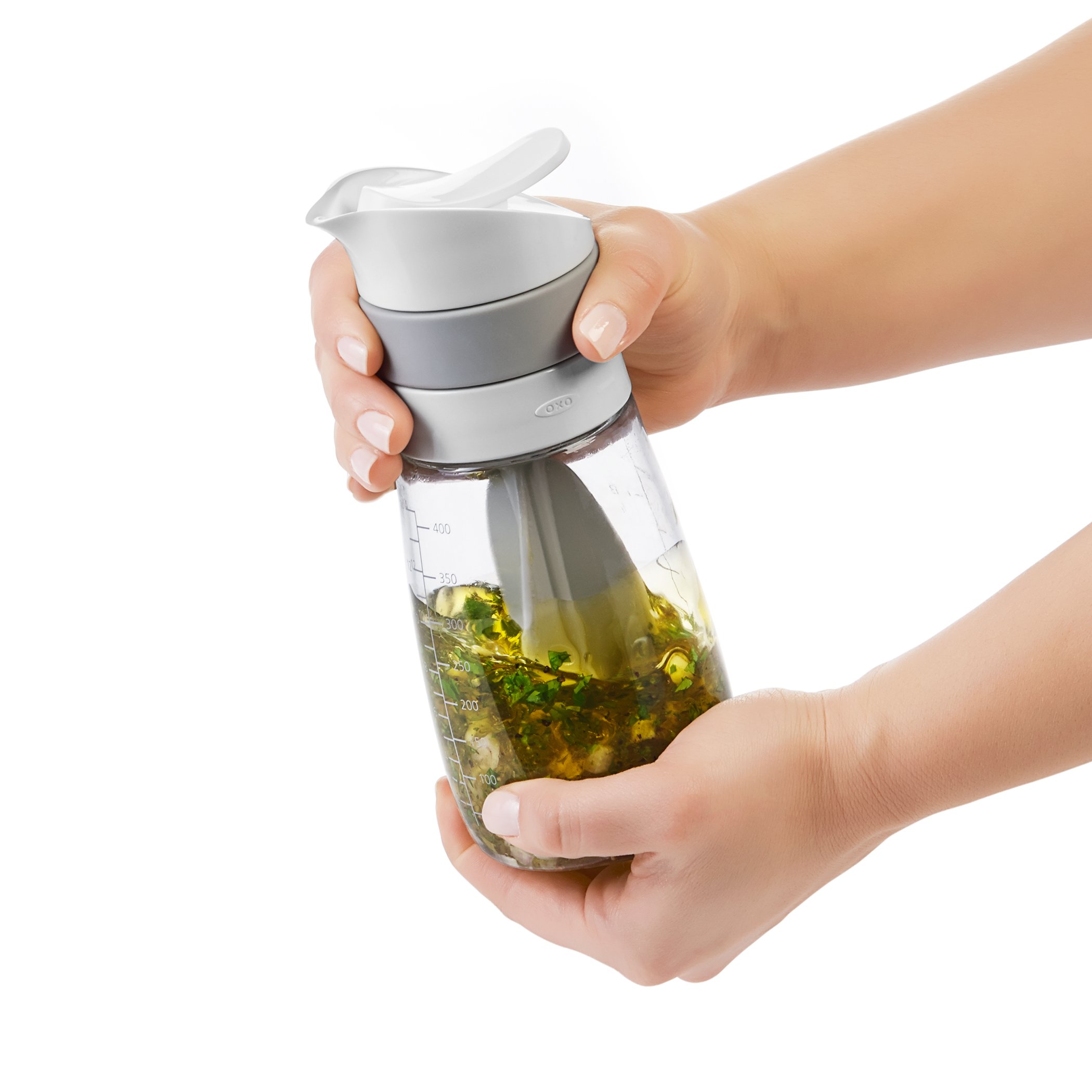 Foto 3 pulgar | Mezclador De Aderezos Para Ensaladas Oxo Good Grips Twist & Pour, 400 Ml, Color Gris - Venta Internacional.