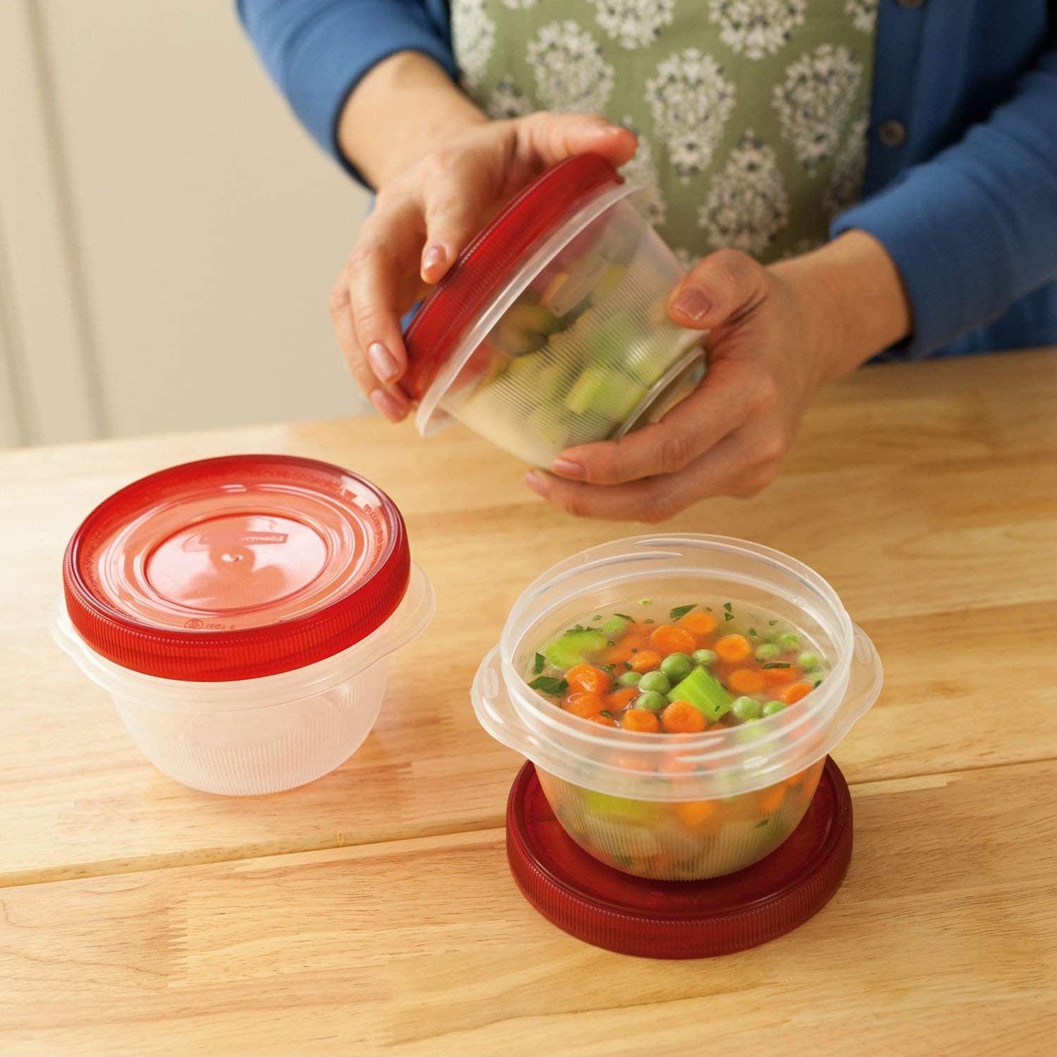 Foto 5 pulgar | Recipientes Rubbermaid Takealongs Para Almacenar Alimentos, 2 Tazas, Paquete De 3 - Venta Internacional.