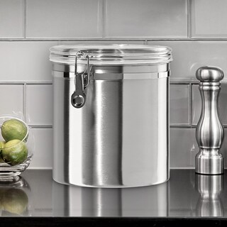 Foto 2 | Bidón De Cocina Oggi De Acero Inoxidable, 4,5 L/152 Fl Oz, Hermético - Venta Internacional.