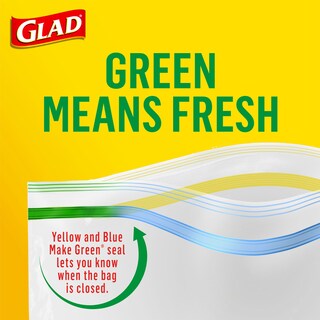 Foto 2 | Bolsas De Plástico Glad Gallon Para Almacenamiento De Alimentos, 20 Unidades, Sin Bpa - Venta Internacional.