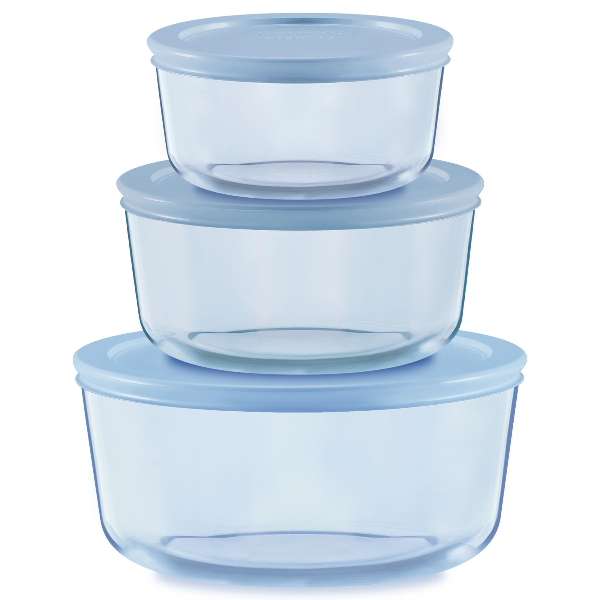 Foto 1 | Juego De Recipientes Para Almacenamiento De Alimentos Pyrex Year Of Color, Paquete De 3 - Venta Internacional.