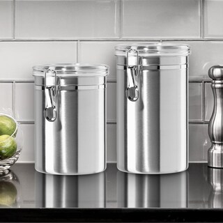 Foto 2 | Recipiente De Cocina Oggi De Acero Inoxidable Con Tapa Hermética De 1,5 L - Venta Internacional.