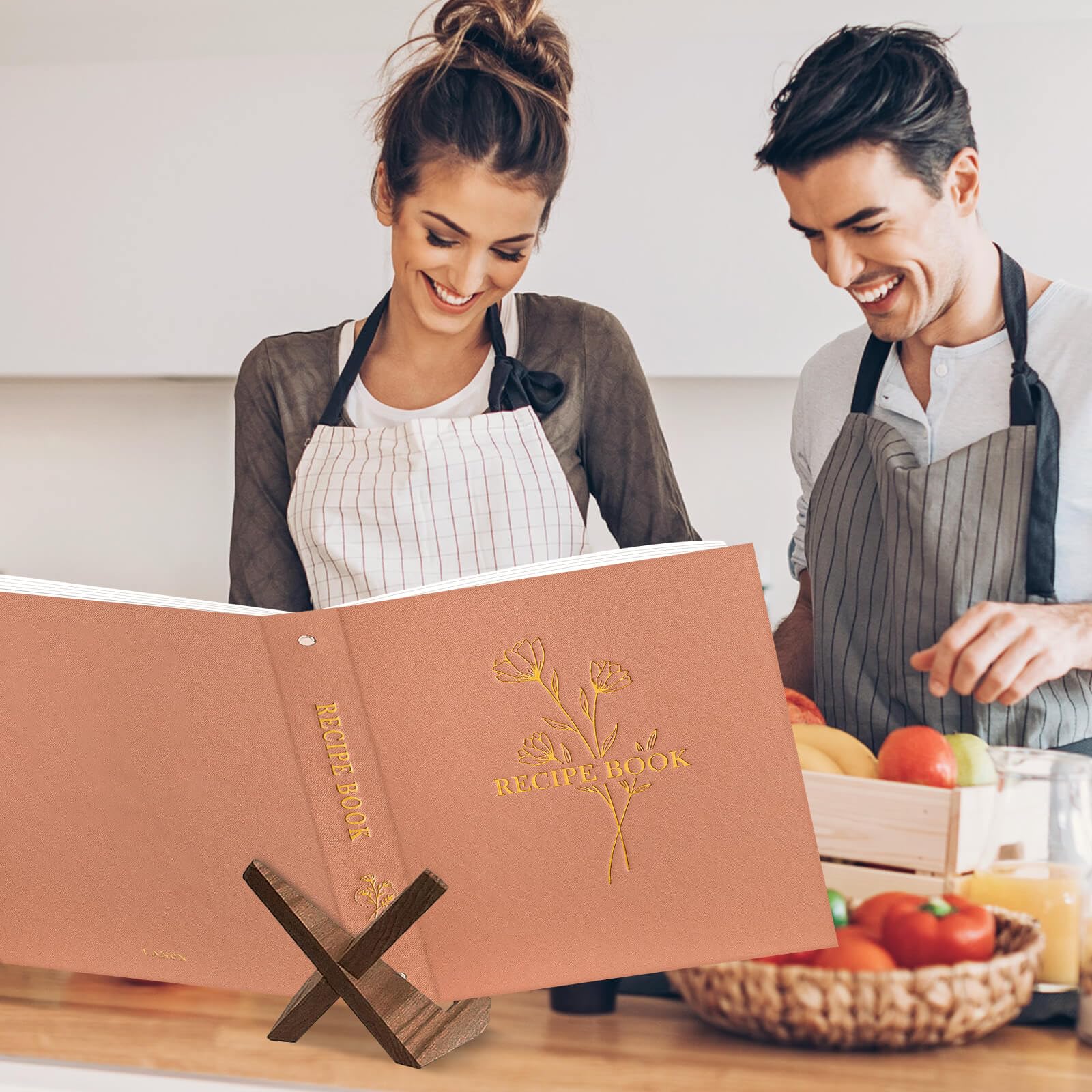 Foto 7 | Carpeta De Recetas Lanpn Impermeable Con 60 Fundas De Plástico Para 116 Recetas - Venta Internacional.