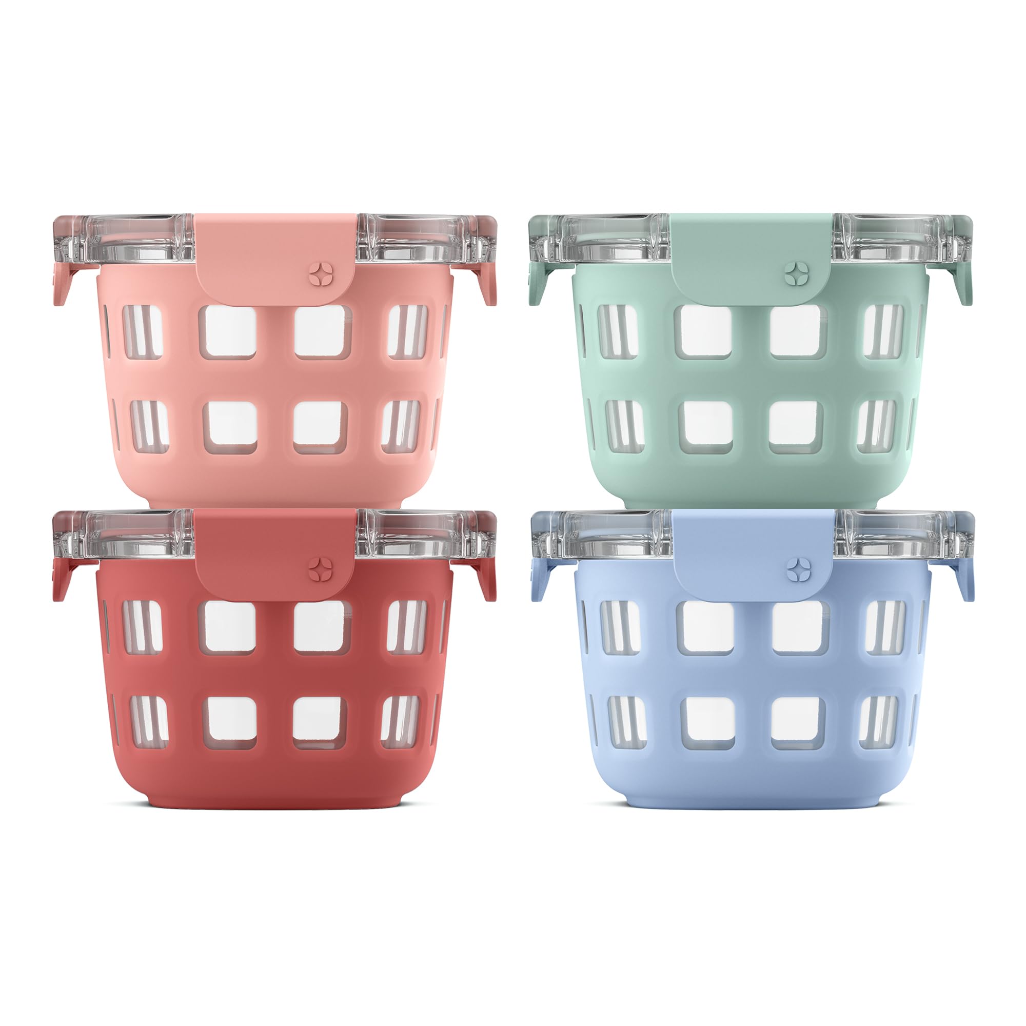 Set De Vidrio Para Preparar Comidas Ello Duraglass, A Prueba De Fugas, 500 Ml X 2 - Venta Internacional.