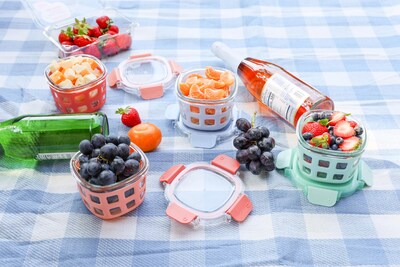 Foto 2 | Set De Vidrio Para Preparar Comidas Ello Duraglass, A Prueba De Fugas, 500 Ml X 2 - Venta Internacional.