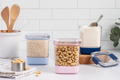Foto 3 | Set De 3 Botes De Plástico Herméticos Ello, 1,6 L, Para Almacenamiento De Alimentos - Venta Internacional.