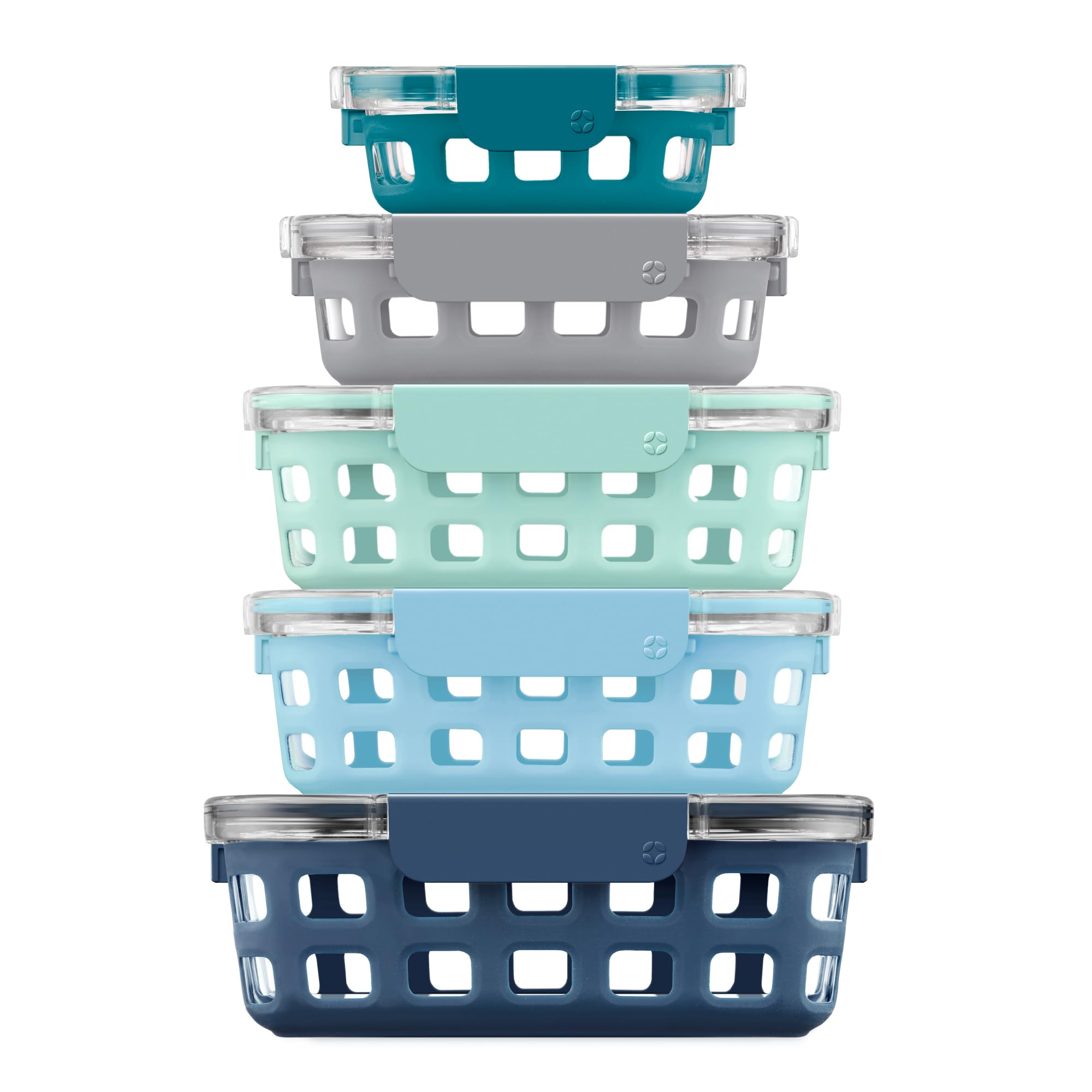 Recipientes De Almacenamiento De Alimentos, Set De Preparación De Comidas Mixtas Duraglass De Ello - Venta Internacion