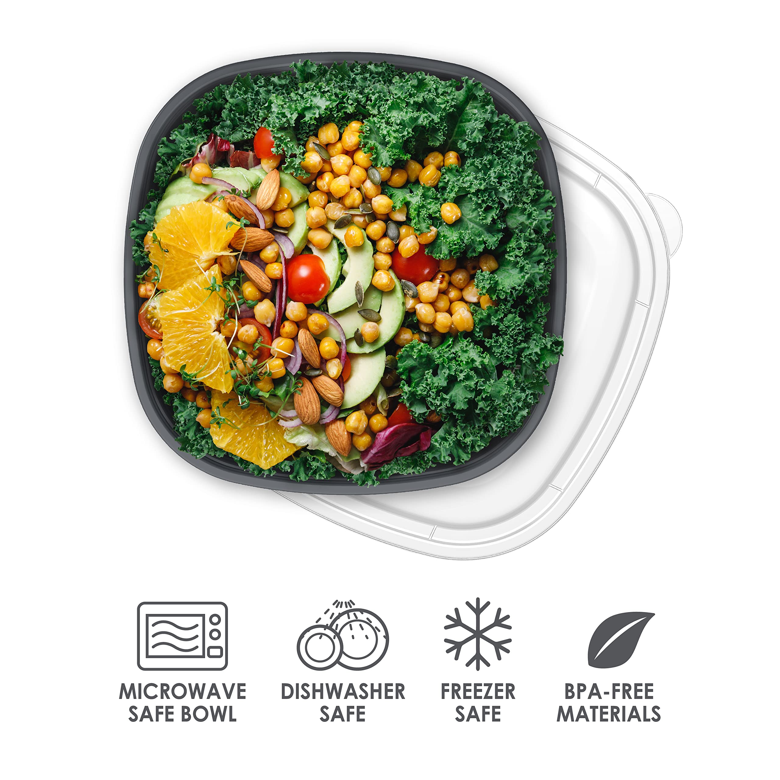 Foto 3 | Recipientes Para Almacenar Alimentos Meal Prep Bentgo Prep, 10 Tazones Y 10 Tapas - Venta Internacional.