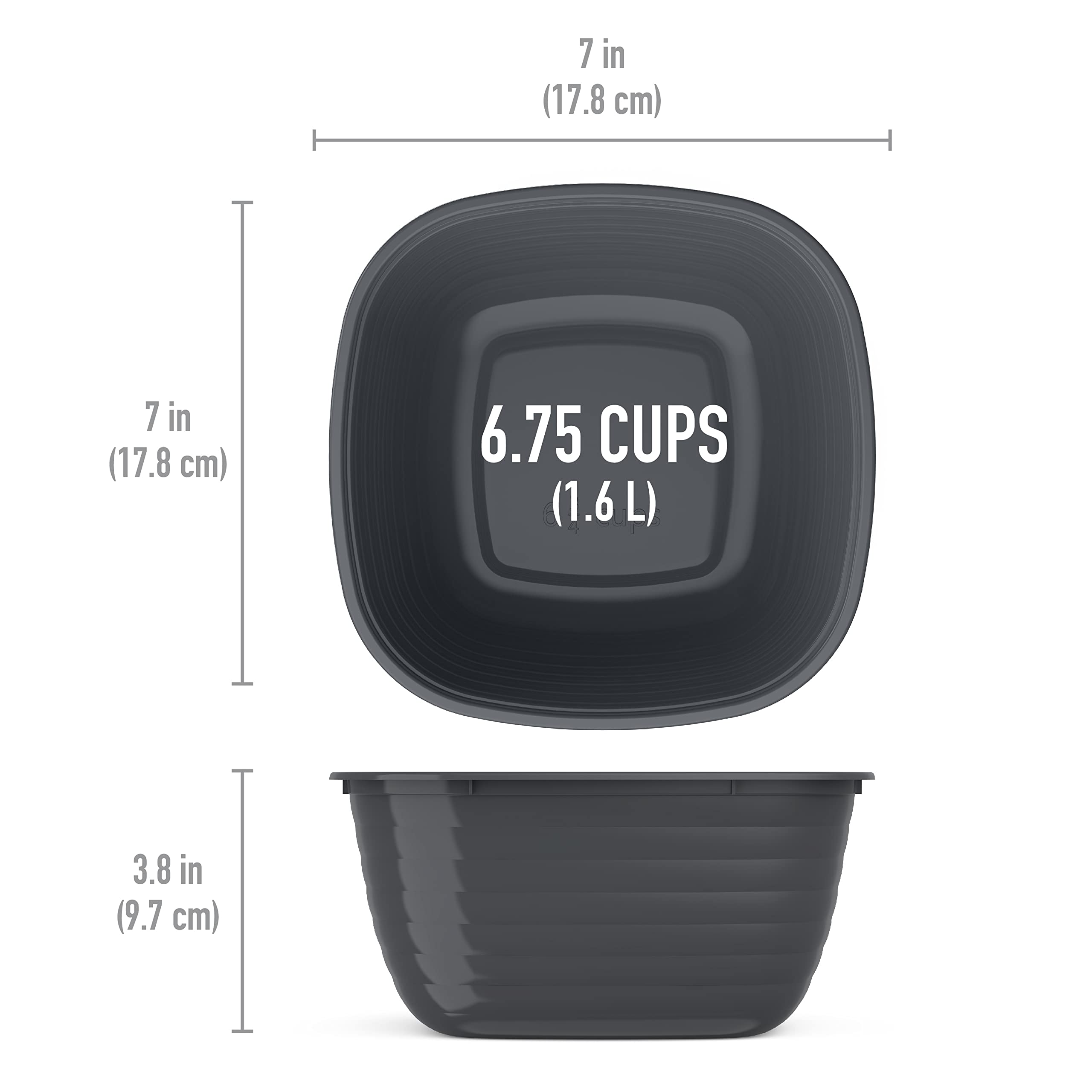 Foto 7 pulgar | Recipientes Para Almacenar Alimentos Meal Prep Bentgo Prep, 10 Tazones Y 10 Tapas - Venta Internacional.