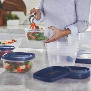 Foto 3 | Juego De Recipientes Para Almacenamiento De Alimentos Rubbermaid Easy Find Lids, 36 Piezas - Venta Internacional.