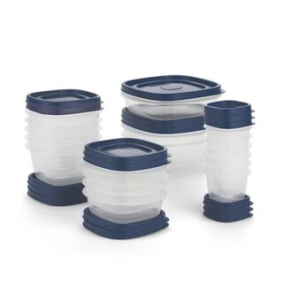 Foto 4 | Juego De Recipientes Para Almacenamiento De Alimentos Rubbermaid Easy Find Lids, 36 Piezas - Venta Internacional.