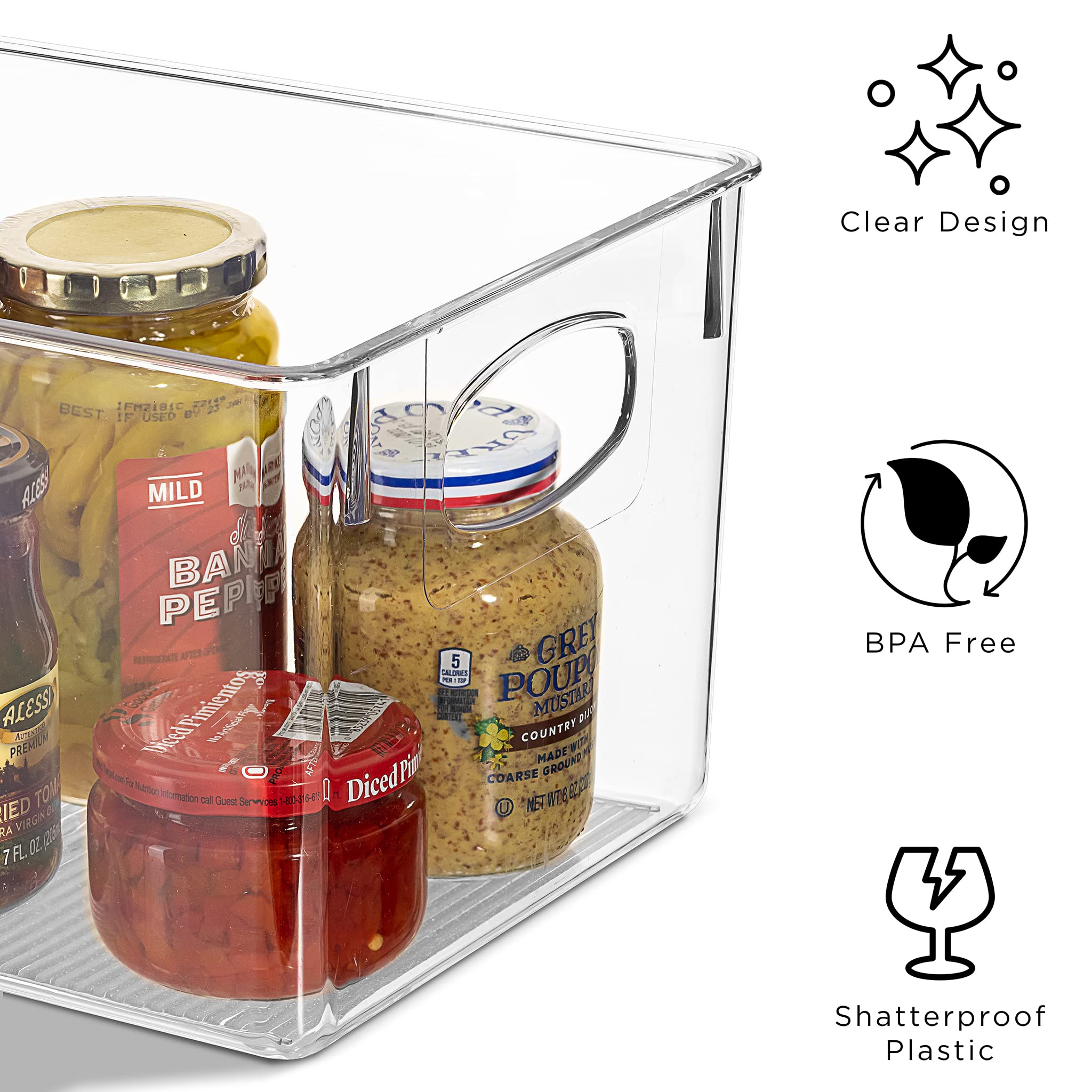 Foto 6 | Contenedores De Almacenamiento De Plástico Sorbus, Grandes, Para Organizar La Cocina - Venta Internacional.