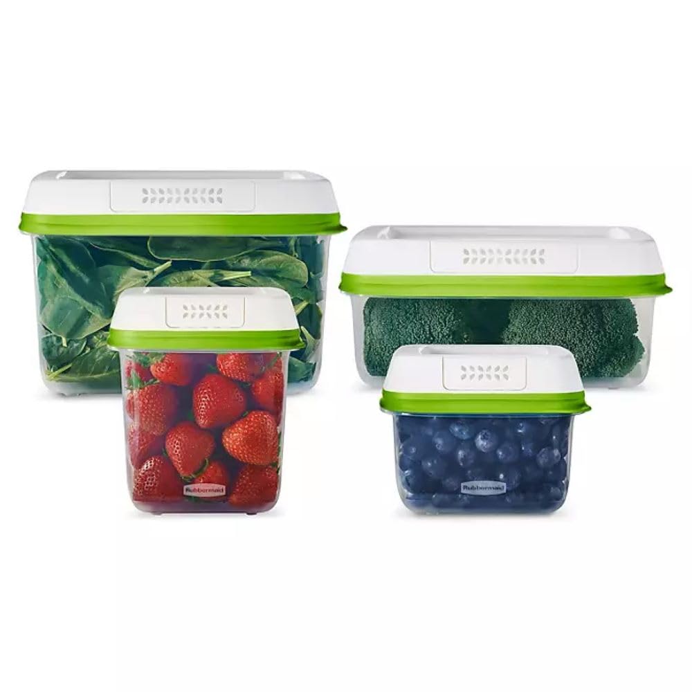 Foto 2 pulgar | Contenedores De Almacenamiento Rubbermaid Freshworks Produce Saver, Juego De 8 Piezas - Venta Internacional.