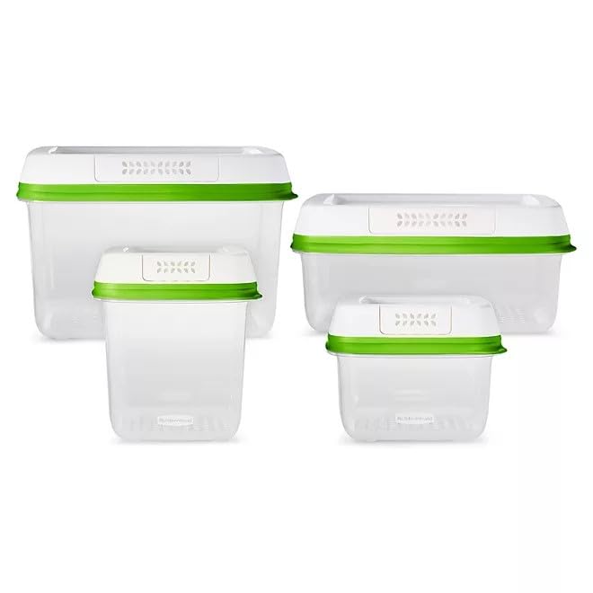 Foto 5 pulgar | Contenedores De Almacenamiento Rubbermaid Freshworks Produce Saver, Juego De 8 Piezas - Venta Internacional.