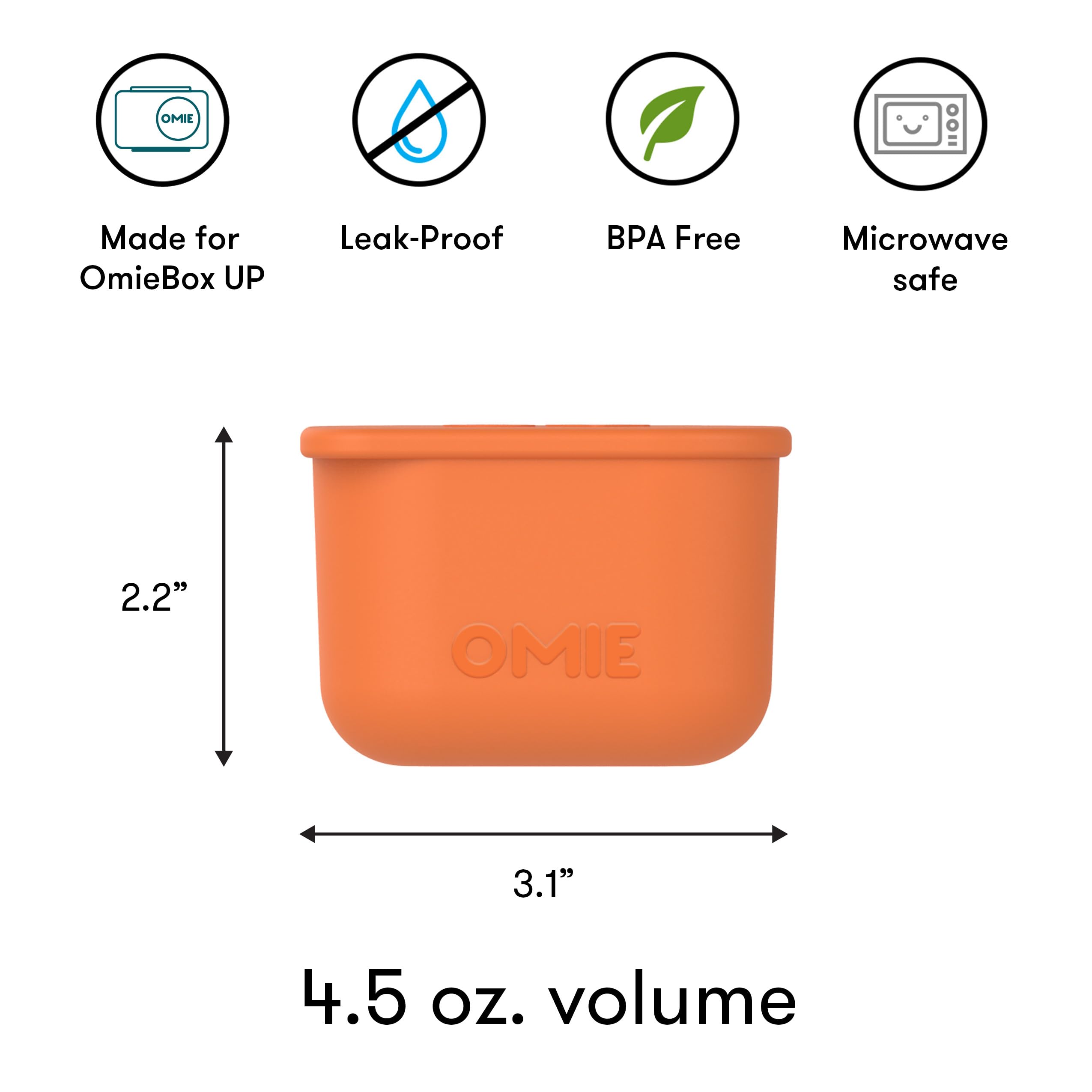 Foto 6 pulgar | Contenedores Omiebox Up A Prueba De Fugas, 130 Ml, Paquete De 2 Unidades, Azul/naranja - Venta Internacional.