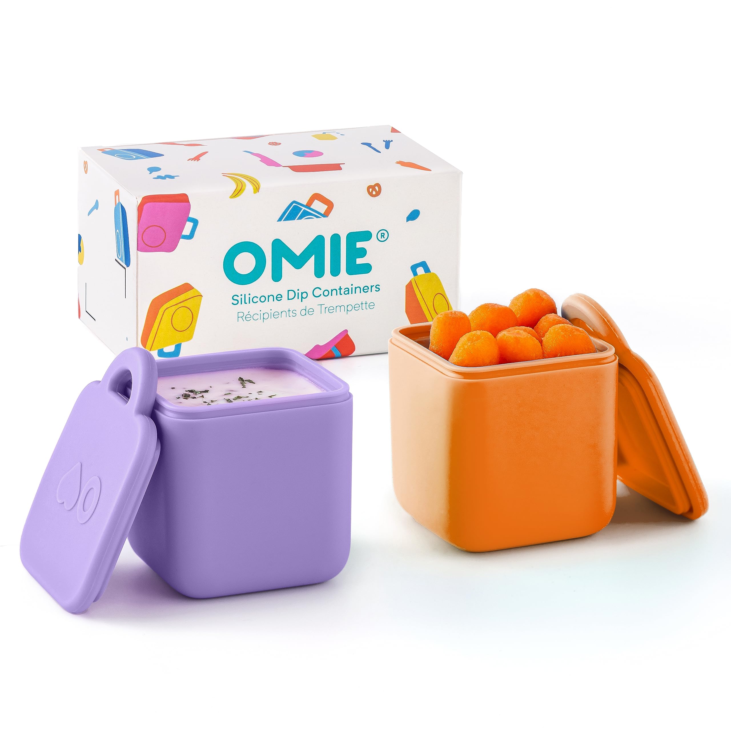 Foto 1 | Recipientes Para Salsas Omiebox A Prueba De Fugas, 120 Ml (paquete De 2), Aptos Para Alimentos - Venta Internacional.