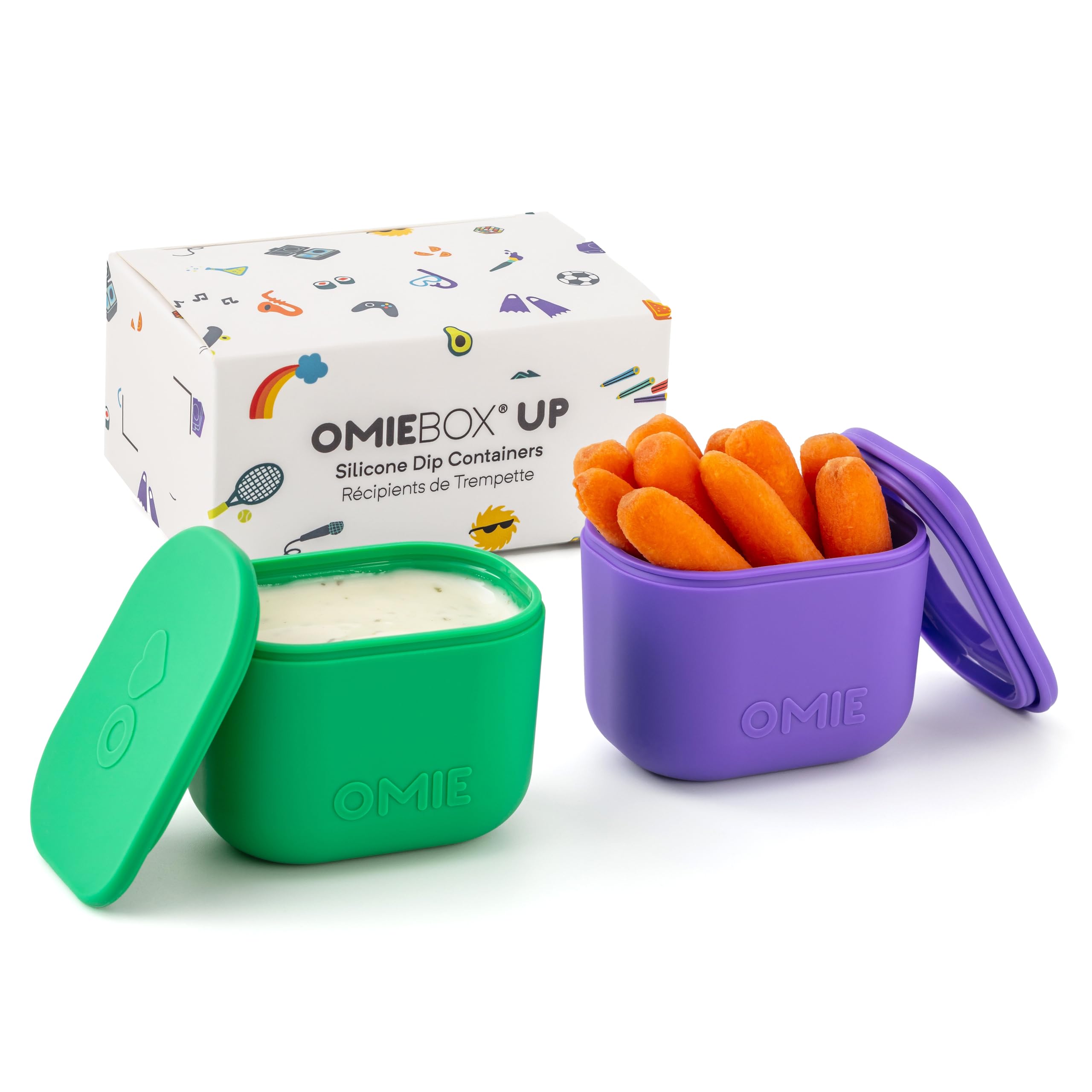 Foto 2 pulgar | Recipientes Para Salsas Omiebox Up, A Prueba De Fugas, 130 Ml, 2 Paquetes De Silicona - Venta Internacional.